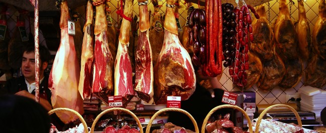 Assortment of cured meats