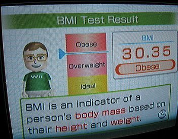 BMI Test result