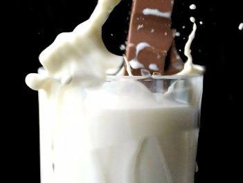 Chocolate in milk