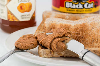 Peanut butter toast