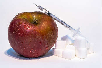 Insulin syringe sugar